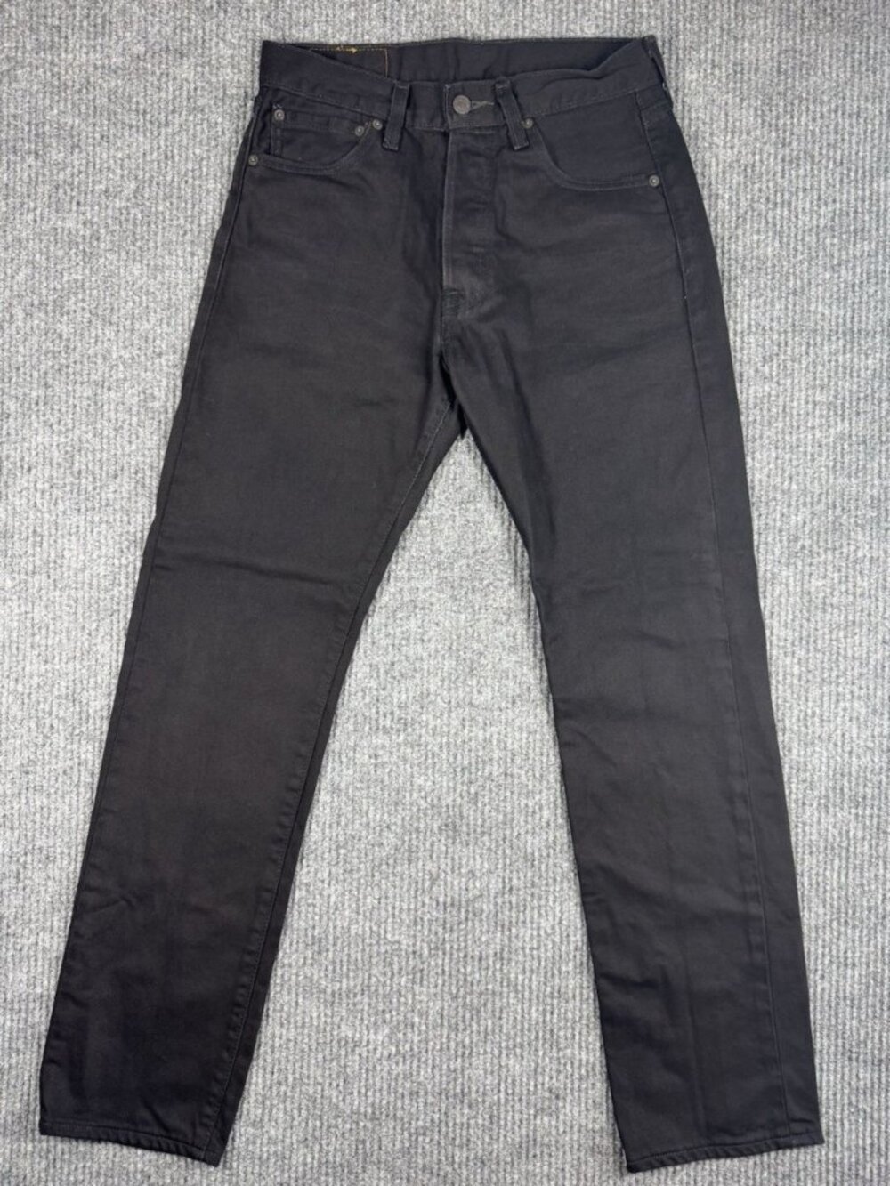 Levis 501 XX Jeans Mens 30x32 Black Denim Button Fly Straight Leg Retro 501xx